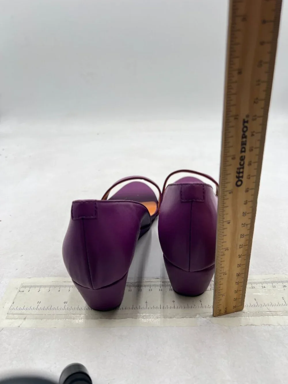 XYD Purple Open Toe Slip On Wedges Low Heel Sandal Single Strap Walking Shoes